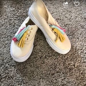 Vans girls shoes size 13